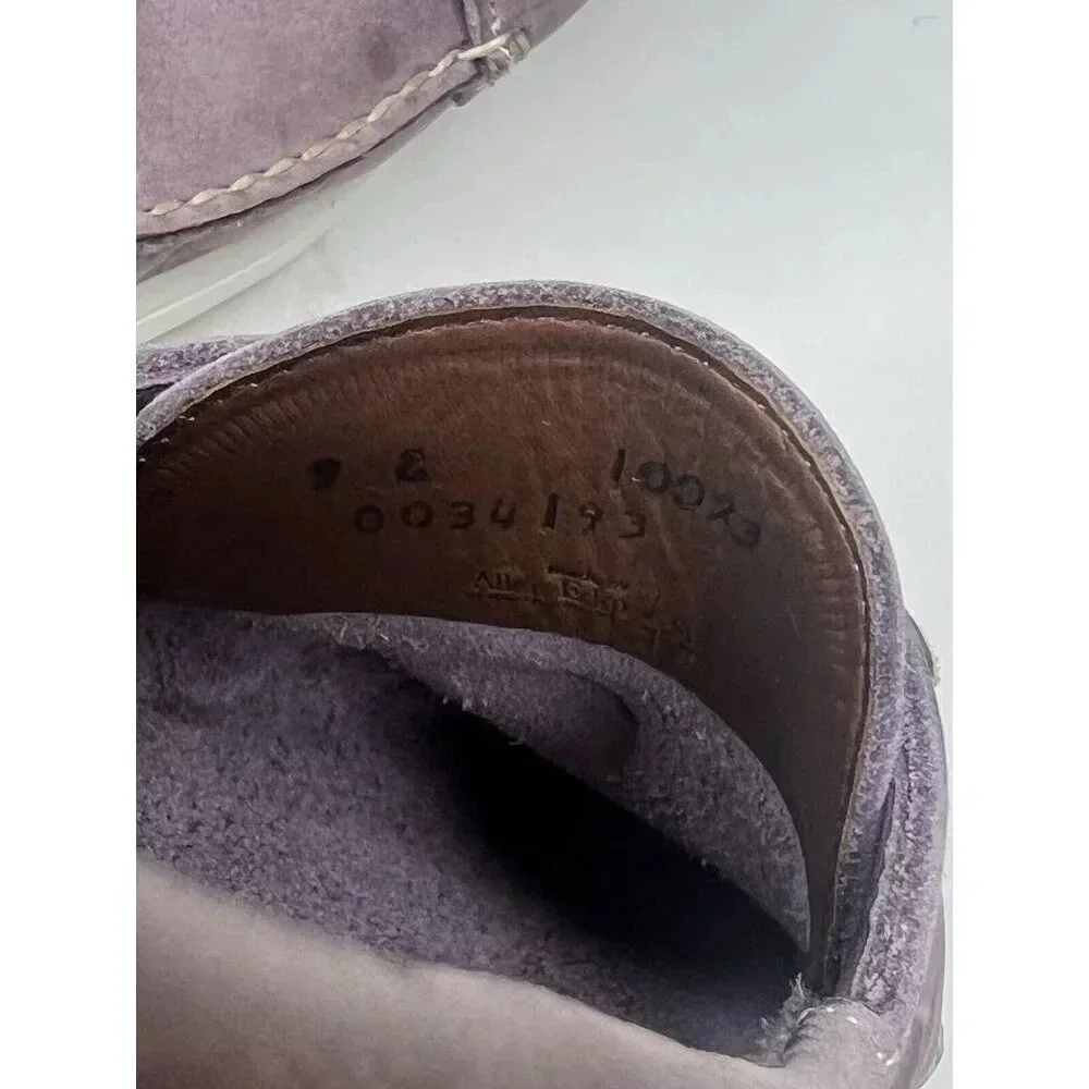 Allen Edmonds AE Lake Mendota Boat Shoes Plum Size 9 E Loafers Comfy